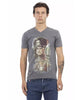 Short Sleeve T-shirt With V-neck L Men