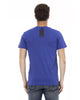 Short Sleeve V-Neck T-shirt with Front Print M Men