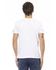 Short Sleeve T-shirt With V-neck - Front Print M Men