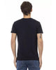 Short Sleeve T-shirt with V-neck and Front Print XL Men