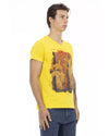 Front Print V-Neck Short Sleeve T-Shirt 2XL Men