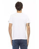 Front Print Short Sleeve V-Neck T-Shirt XL Men