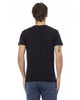 Front Print Short Sleeve V-neck T-shirt XL Men