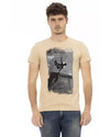 Short Sleeve T-shirt with Front Print L Men