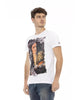 Front Print Short Sleeve T-Shirt 2XL Men