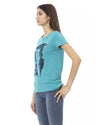 Short Sleeve T-shirt with Front Print S Women