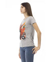 Short Sleeve T-shirt with Front Print M Women