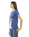 Short Sleeve T-shirt with Front Print L Women