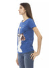 Short Sleeve T-shirt with Front Print S Women