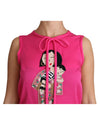 Stunning Dolce &amp; Gabbana Family Silk Tank Top Shirt 38 IT Women