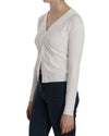 BYBLOS V-neck Long Sleeve Cropped Cardigan Blouse M Women