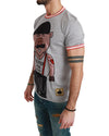 Authentic Dolce &amp; Gabbana Roundneck T-Shirt with Year of the Pig Motive 46 IT Men