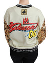 Dolce &amp; Gabbana Crewneck Pullover Sweater with Year of the Pig Motive 36 IT Women