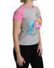 Moschino Couture Crew Neck T-shirt with My Little Pony Motif 46 IT Women