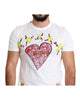 Saint Valentine Print Crew Neck Short Sleeves T-shirt 44 IT Men