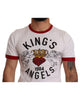 KINGS ANGELS T-shirt by Dolce &amp; Gabbana 44 IT Men