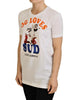 Dolce &amp; Gabbana Crew Neck T-shirt with DG LOVES SUD Motive 38 IT Women