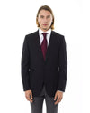 Classic Lapel Jacket with 2 Buttons and Front Flap Pockets 48 IT Men