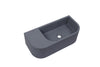 New Concrete Cement Wash Basin Counter Top Matte Dark Grey Wall Hung Basin