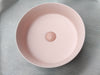 2020 Matte Pink Round 360 mm Dia top counter basin porcelain sink