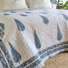 Pine Tree Reversible Quilt - Grey (King - 228 cm x 274 cm)