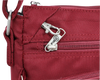 FIB Mens Crossbody Bag Satchel Adjustable Shoulder Strap Travel - Burgundy