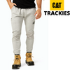 Caterpillar Track Pants Trackies Work Casual Gym Slim Fit w Hem Joggers - Grey - S