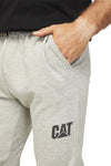 Caterpillar Track Pants Trackies Work Casual Gym Slim Fit w Hem Joggers - Grey - XL