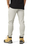 Caterpillar Track Pants Trackies Work Casual Gym Slim Fit w Hem Joggers - Grey - XS