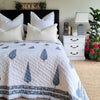 Pine Tree Reversible Quilt - Grey (King - 228 cm x 274 cm)