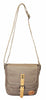 FIB Water Resistant Small Messenger Canvas Bag Shoulder Travel - Sand