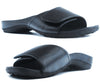 Axign Orthotic Slides Slip On Thongs Slippers Flip Flops - Black - EUR 36 (Mens UK3/Ladies US5)