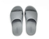 Archline Rebound Orthotic Slides Flip Flop Thongs Slip On Arch Support - Stone Grey - Euro 39