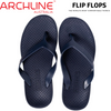 ARCHLINE Flip Flops Orthotic Thongs Arch Support Shoes Footwear - Navy