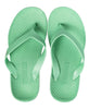 ARCHLINE Orthotic Thongs Arch Support Shoes Footwear Flip Flops - Dew Green - EUR 37