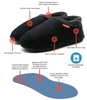 ARCHLINE Orthotic Slippers CLOSED Arch Scuffs Orthopedic Moccasins Shoes - Charcoal Marle - EUR 40