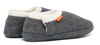 ARCHLINE Orthotic Slippers CLOSED Arch Scuffs Orthopedic Moccasins Shoes - Grey Marle - EUR 36