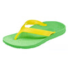 ARCHLINE Orthotic Thongs Arch Support Shoes Footwear Flip Flops Orthopedic - Green/Gold - EUR 35