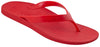 ARCHLINE Orthotic Thongs Arch Support Shoes Footwear Flip Flops Orthopedic - Red/Red - EUR 43