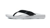 ARCHLINE Orthotic Thongs Arch Support Shoes Footwear Flip Flops Orthopedic - White/Black - EUR 43