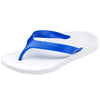 ARCHLINE Orthotic Thongs Arch Support Shoes Footwear Flip Flops Orthopedic - White/Blue - EUR 41