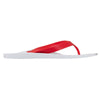 ARCHLINE Orthotic Thongs Arch Support Shoes Footwear Flip Flops Orthopedic - White/Red - EUR 37