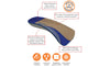 ARCHLINE 3/4 Slim Orthotics Plantar Fasciitis Insoles Balance Support Relief