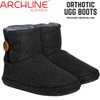 Archline Orthotic UGG Boots Slippers Arch Support Warm Orthopedic Shoes - Charcoal - EUR 42 (Women's US 11/Men's US 9)