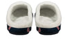 ARCHLINE Orthotic Slippers Slip On Scuffs Pain Relief Moccasins - Navy with Hearts - EUR 37 (Womens US 6)