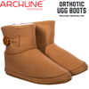 Archline Orthotic UGG Boots Slippers Arch Support Warm Orthopedic Shoes - Chestnut - EUR 43 (Women's US 12/Men's US 10)