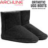 Archline Orthotic UGG Boots Slippers Arch Support Warm Orthopedic Shoes - Black - EUR 38 (Mens US 5)