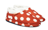 ARCHLINE Orthotic Slippers CLOSED Back Scuffs Moccasins Pain Relief - Red Polka Dots - EUR 39 (Womens US 8)