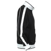 Identitee Mens Varsity Track Top Jacket Tracksuit Warm Winter Jumper Long Sleeve - Black/White - 3XL