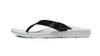 ARCHLINE Flip Flops Orthotic Thongs Arch Support Shoes Footwear - White/Black - EUR 35